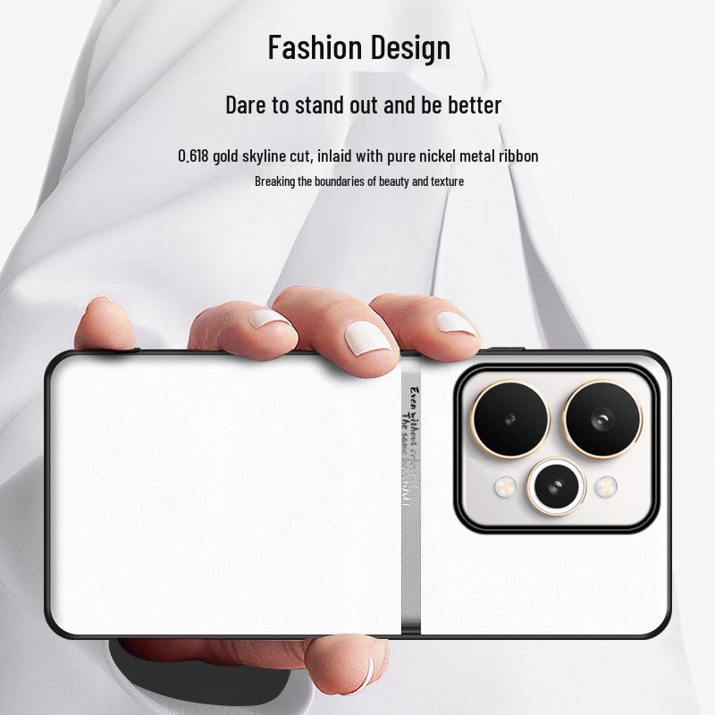 Realme 15 Pro H Liquid Leather Phone Case - Durable, Minimalist, High-End Business Design