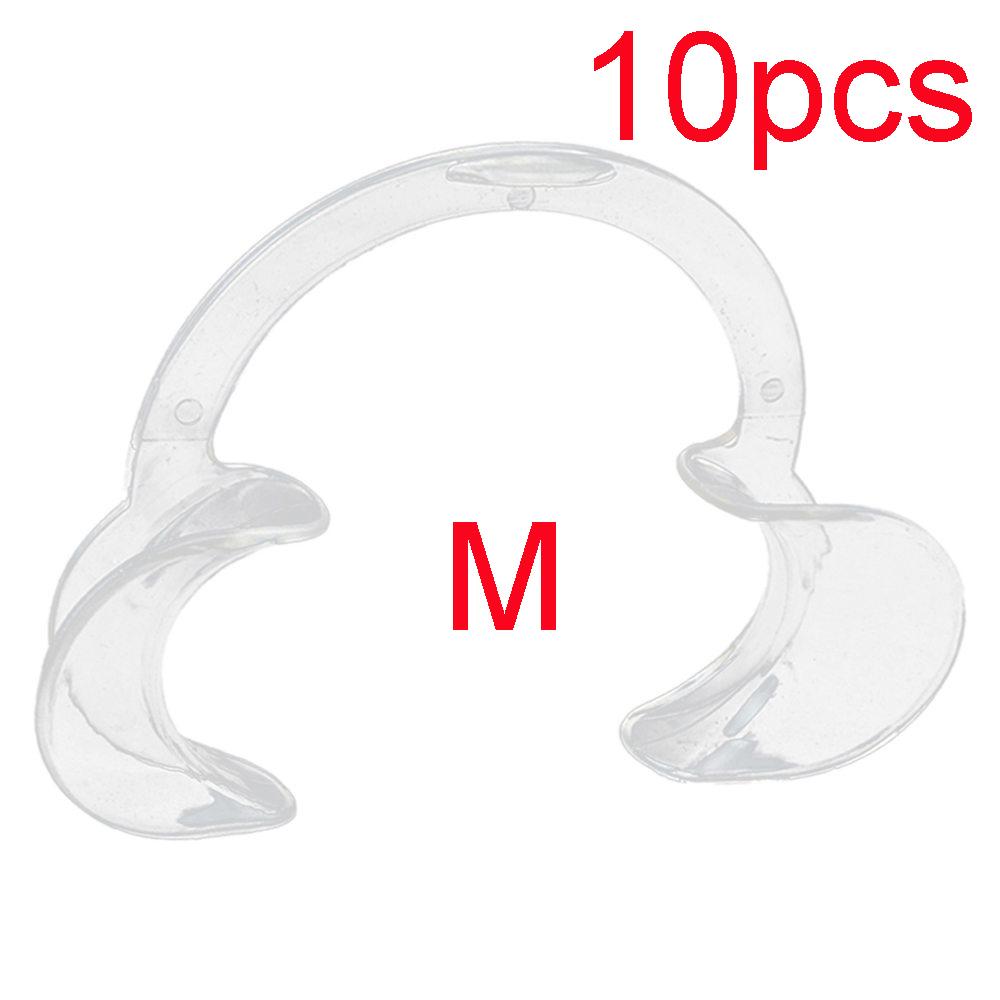 10 Pcs C Shape Mouth Opener Dental Tools Cheek Retractor Lip Oral Clean Opener Dentist Materials