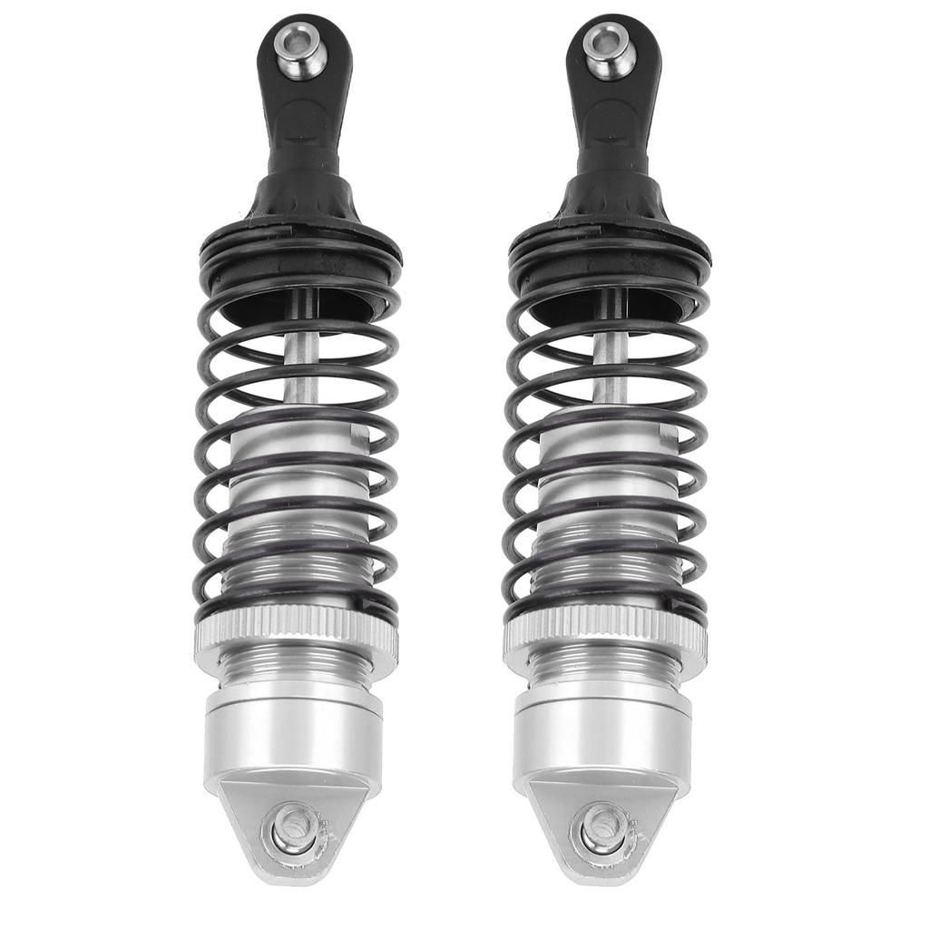 2Pcs 100mm RC Metal Shock Absorber Damper for TRAXXAS SLASH 2WD RC Car Upgrade PartsSilver