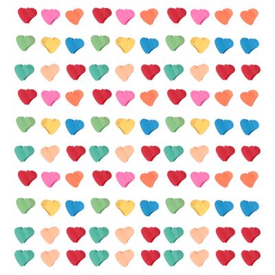 100pcs Mini Claw Clips Heart Shape Tiny Cute Hairpin Hair Accessories Children Colorful Hair Clamps