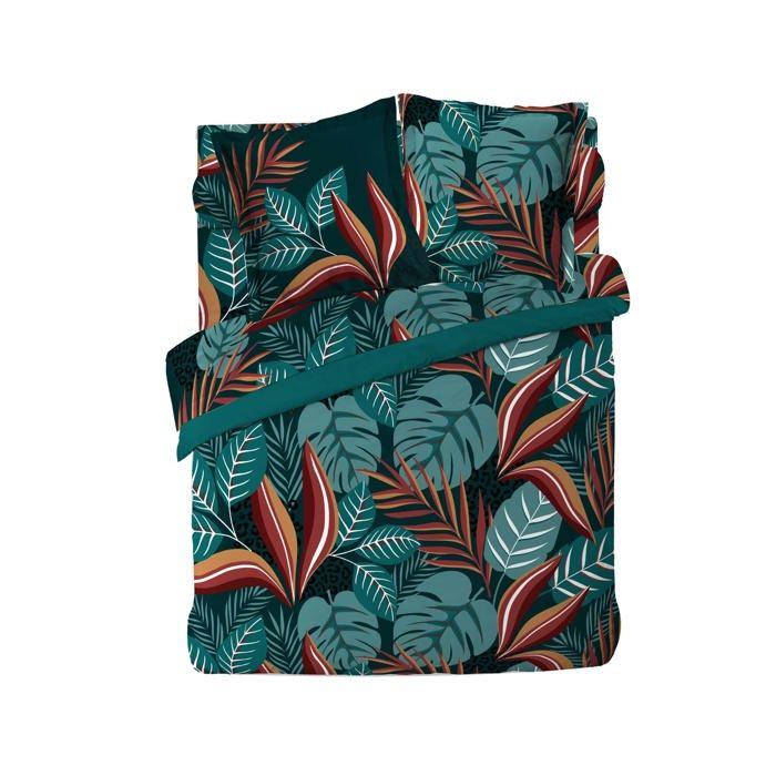 Housse de couette coton 6 pieces 220 x 240 cm Bouquet d&#39Automne