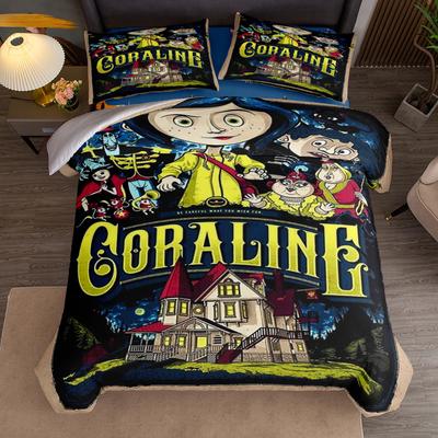 Komplet pościeli Coraline Rozmiar King Queen Double Full Twin Single Zestaw pościeli