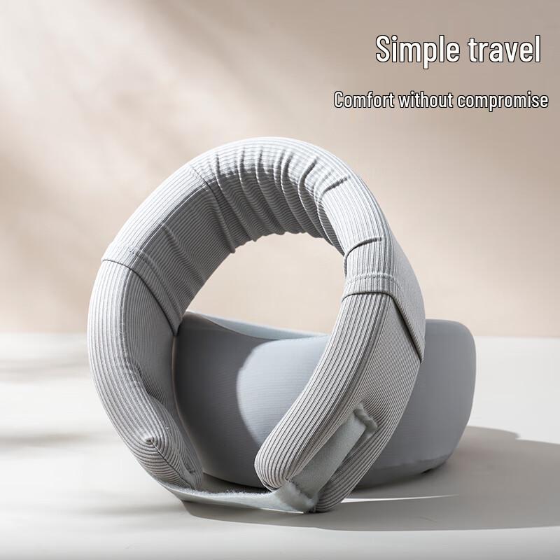 Outdoor Travel Inflatable Striped Neck Pillow