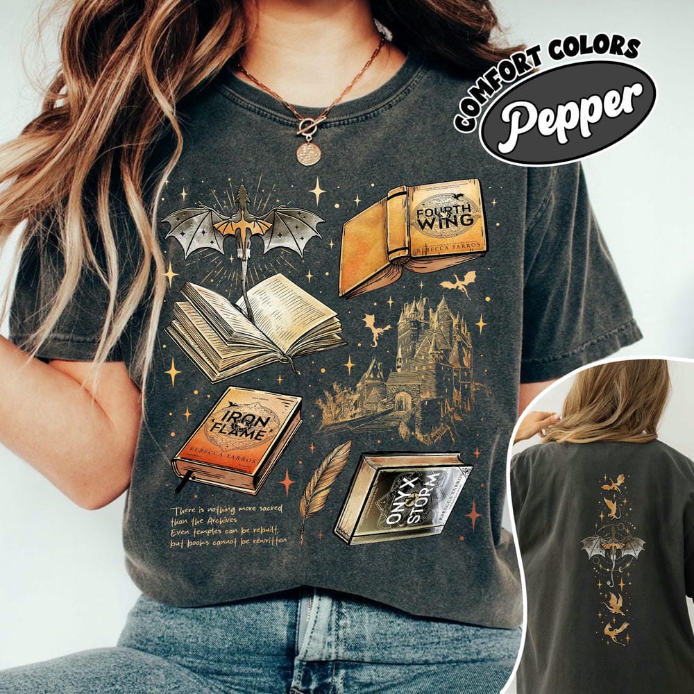 The Bat Boys Velaris Two Sided Sweatshirt Fan Of ACOTAR Series Book Lover Sweater Long Sleeve Fleece Sweatshirt Y2K Streetwear