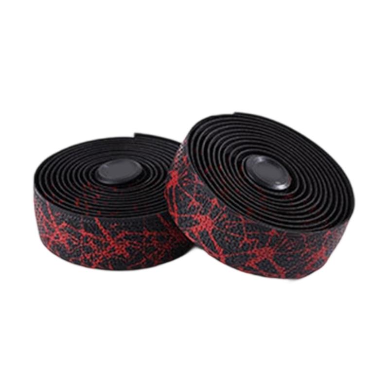 2Pcs Bike Handlebars AntiVibration Wrap Bikes Handlebars Tape Bicycles Handlebars Wrap Cycling Handlebars Tape Wrap красный