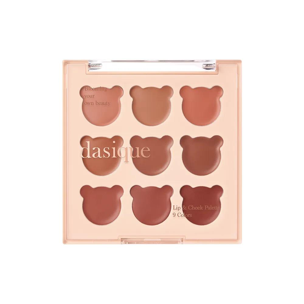DASIQUE Lipstick Cheek Palette Matte Blusher Mood Painting 03 Pink Coloring