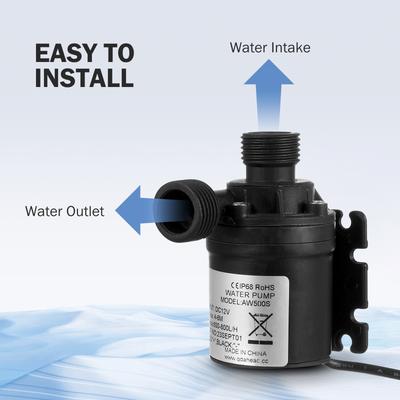 Dc 12V Brushless Submersible Water Pump 800L H 5M Fountain Pool Aquarium Solar Circulation Water Boosting Pump Low Noise