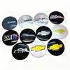 56-65mm Car Wheel Center Hub Cap Emblem Sticker Accessories For Chevrolet Cruze Sonic Silverado Trax Camaro Captiva Aveo Z71 SSR