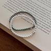 French Retro Single Zircon Pearl Bracelet for Women Simple Handmade Beaded New Elegant Luxury Jewelry Birthday Gifts for Female