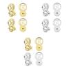 Pack of 4 Earring Backs Ear Jewelry Replacement Oval Shape Earring Plugs Earrings Part Suitable for Daily Party Use