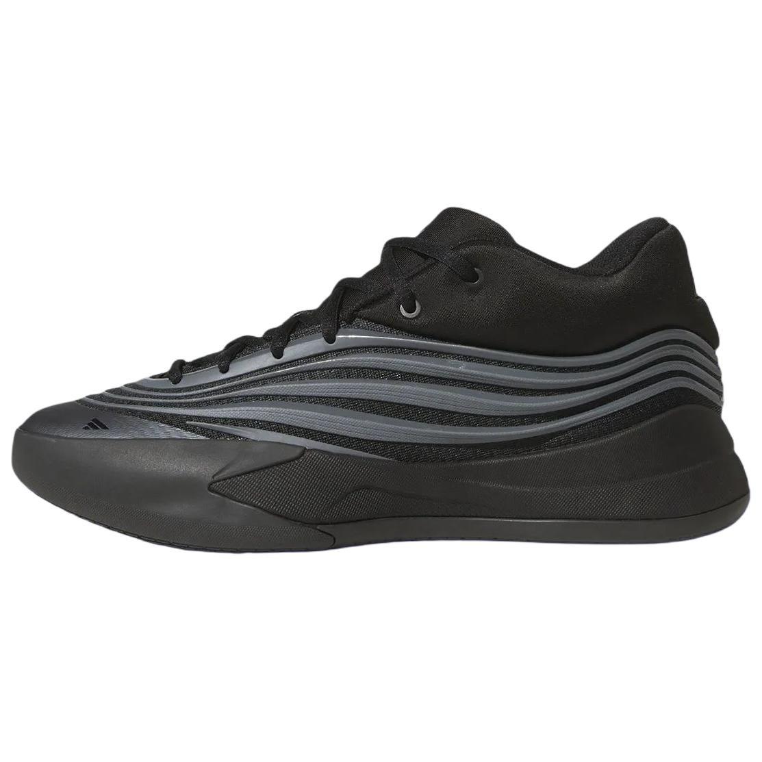adidas Dame 10  Core Black Iron Metallic  Men s JP6090 EU 42⅔