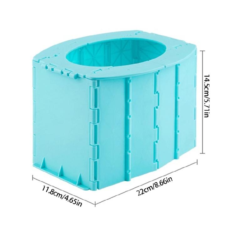 Children Travel Folding Toilet Baby Travel Potty Seat Outdoor Portable Camping Toilet Stool for Toddlers Easy to Clean