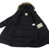 MONCLER MONCLER MESSINA fur hood down coat for women, black, 0 coat 0 blackUsed