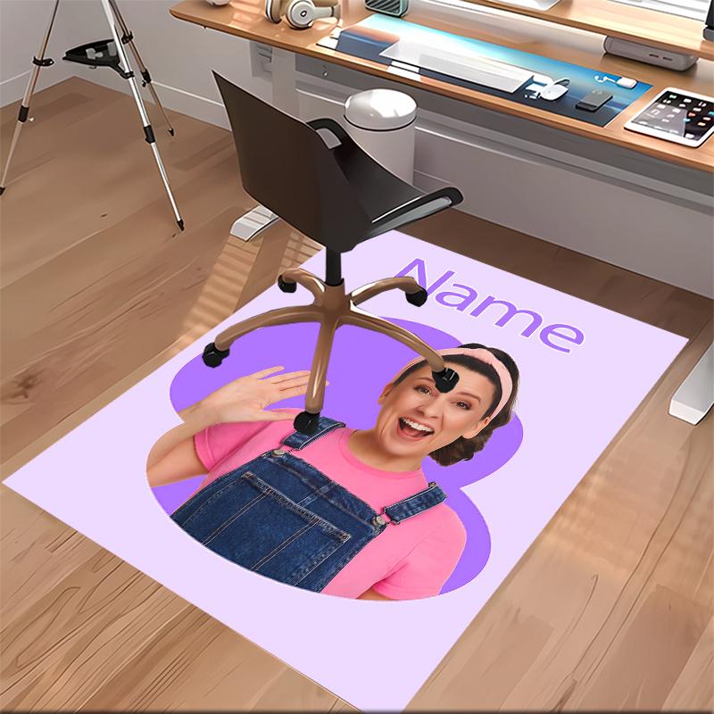 Custom personalization Ms. Rachel Print Area Rug - Soft, Washable Non-Slip Indoor Mat,Living Room,Home&Office Decorative Rug