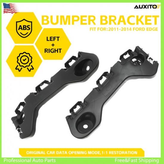 Fit for Edge Front 2011-2014 Ford Driver Passenger Side and Bracket Bumper