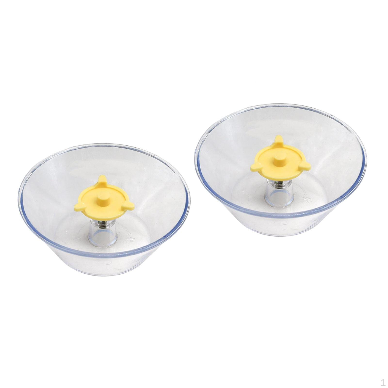 

2Pcs Range Hood Oil Cups Spare Parts, Easy to Clean, Reusable, Household Transparent Kitchen