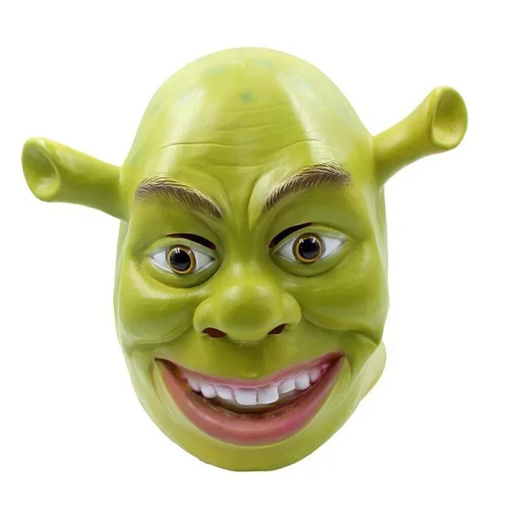 Movie MonstGreen Shrek Latex Masks Glove Movie Cosplay Prop Adult Animal Party Mask For Halloween Party Costume Fancy Dress Ball