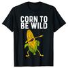 Funny Corn Farmer Classic T-Shirt Summer Men Women Clothing Fashion T Shirts Cotton Short Sleeve Oversized Loose T-shirt Tops