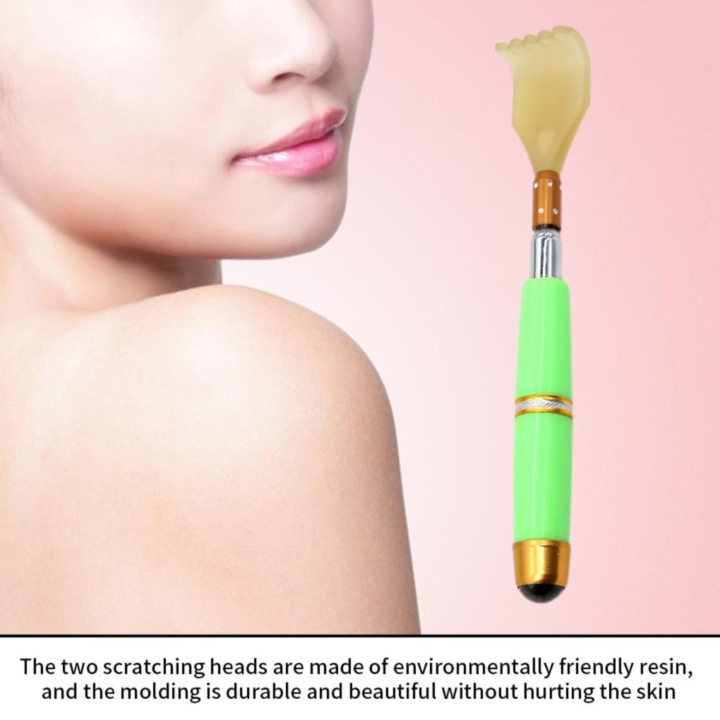 Rückenkratzer Kralle Teleskopischer Körpermassagegerät Edelstahlgriff Kratzwerkzeug