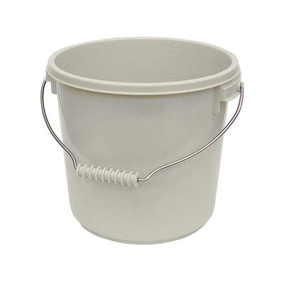 Entech Grauer Polypropylen-Eimer 10L Körper PO22AGR PO-22A
