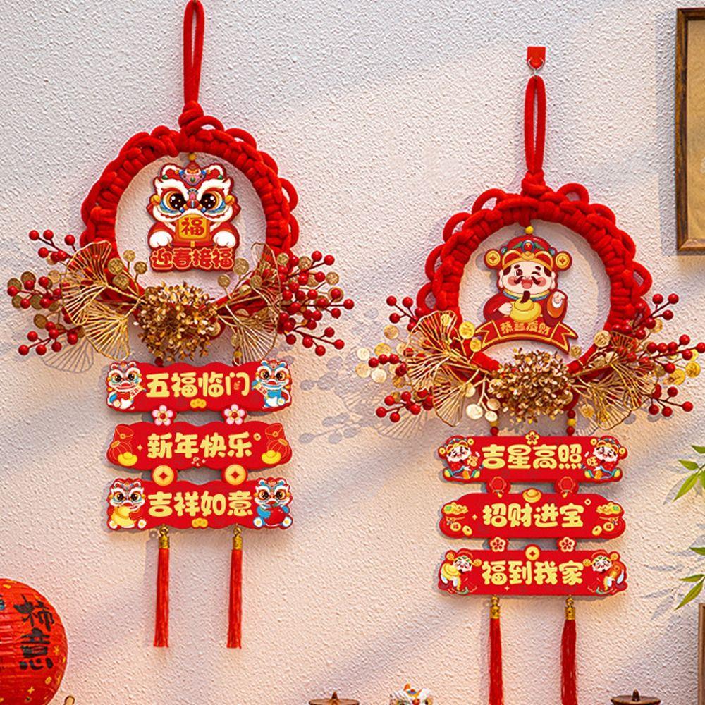 Flocking Spring Festival Fu Character Pendant  Home Living Room Decor