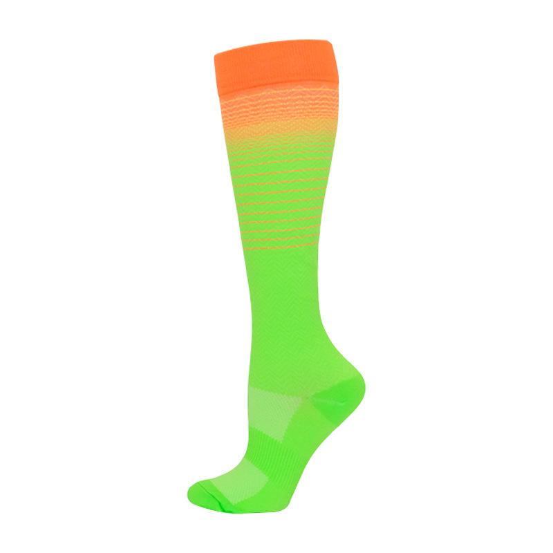 New 200-Pin Gradual Change Pressure Socks Men'S And Women'S Cycling Running Sports Football Socks Outdoor Calf Yoga Socks