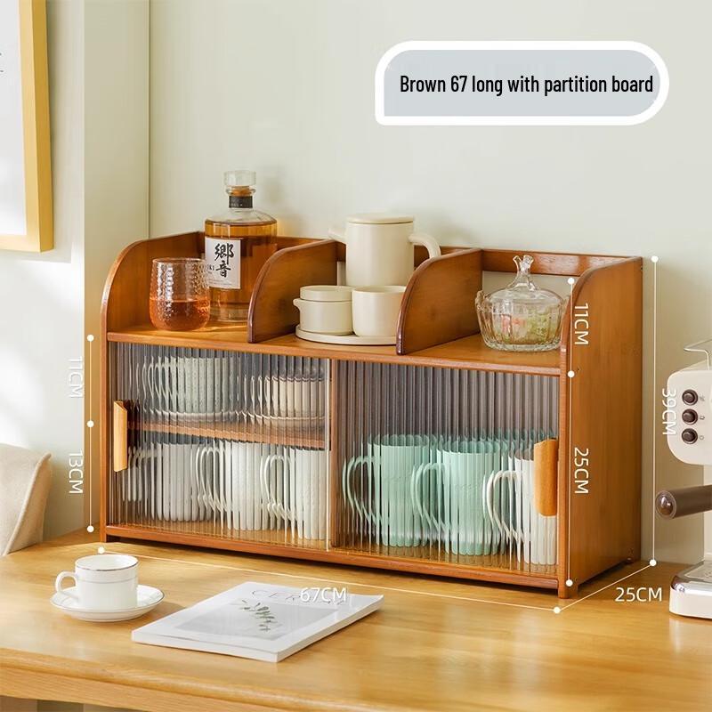 Nordic Bamboo Cup Storage Rack