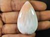 60Cts. Pink Scolocite Pear Healing Crystal Cabochon Loose Gemstone 28X45MM SK-2455