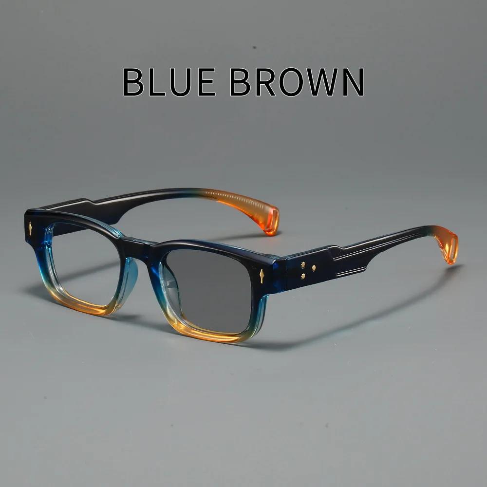 Neutrale Klassische Quadratische Photochrome Weitsichtbrille Herren-Trend von Blaulicht-Blockierenden Outdoor Farbwechselnden Lese-Sonnenbrillen