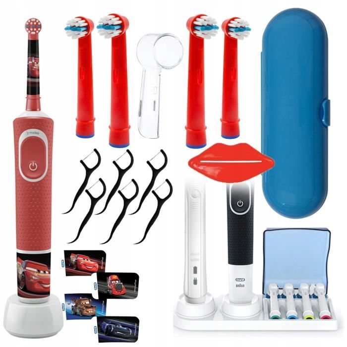 Brosse à dents électrique Oral-B Vitality 100 Cars avec de nombreux extras