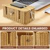 Handmade Cable Management Box Breathable Cable Organizer Box Practical Power Strip Box Under Desk Cord Organizer for Home