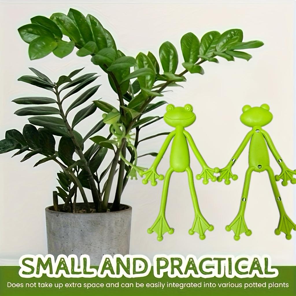 3 buc Suport de plante în formă de broască Simplu ca aspect, dar necompromițător în susținerea creșterii sănătoase, îmbunătățind vigoarea plantelor în timpul procesului de creștere