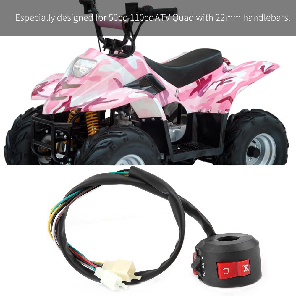 Motorcycle Left Handbar Switch Start Kill ON off Light Switch for 50cC 110cc ATV Quad
