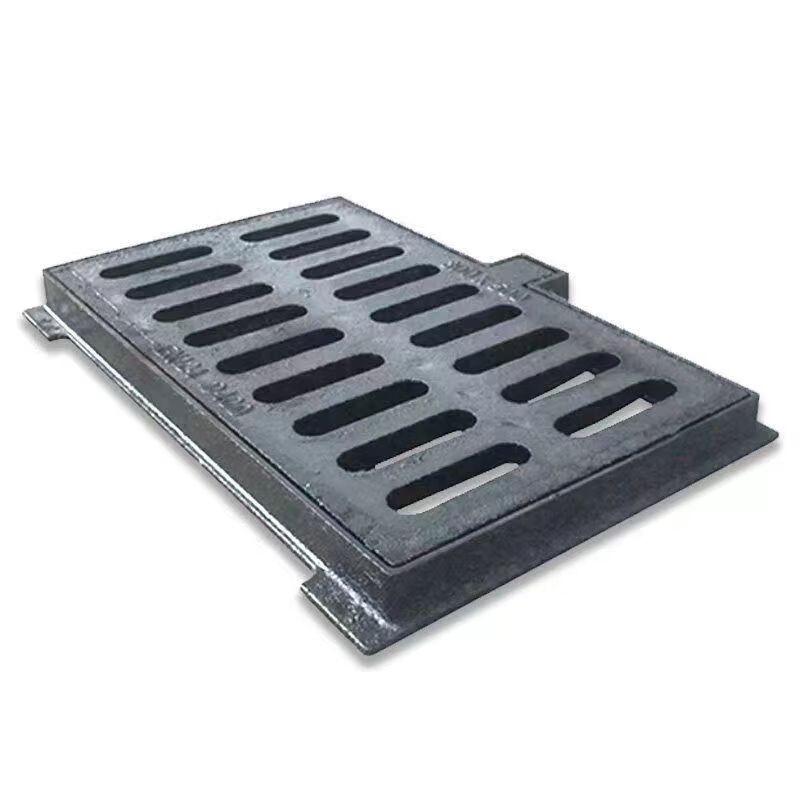 Chiweng Ductile Iron Rectangular Storm Drain Grate with Frame and Base