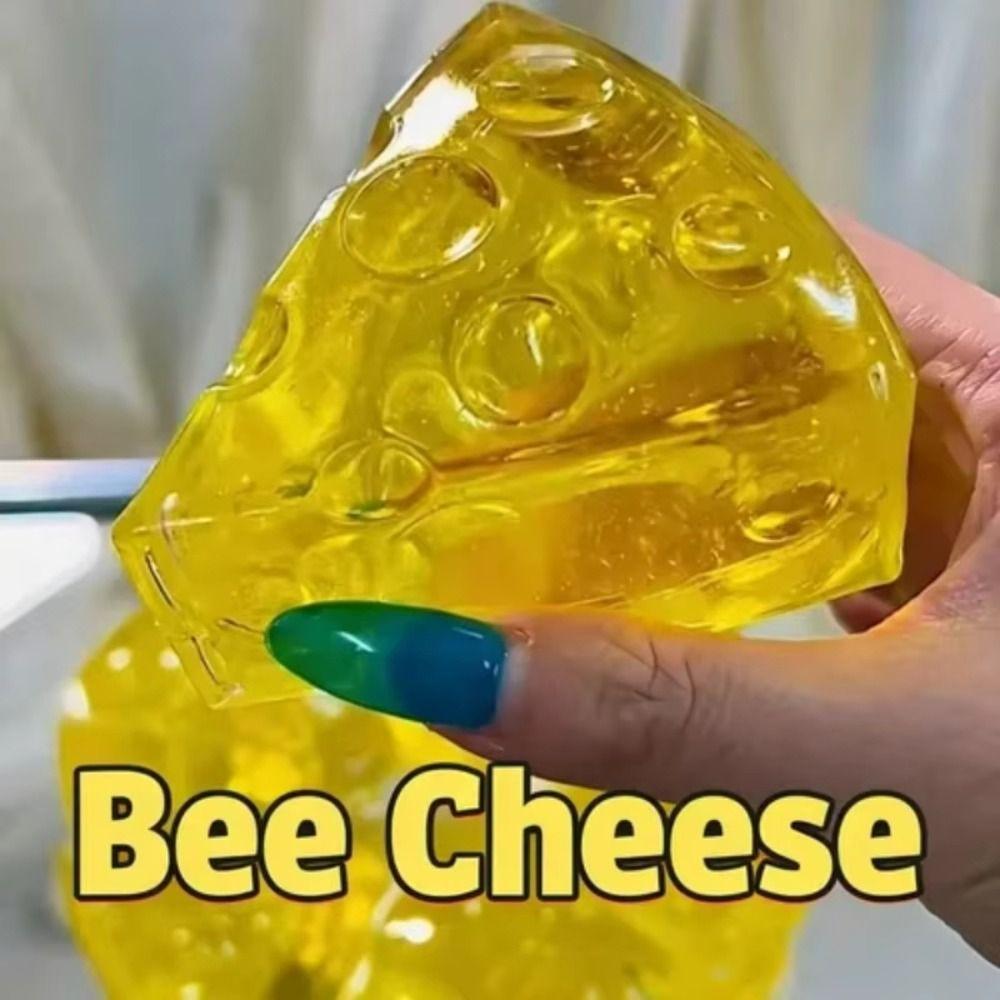 Realistic Squishy Honey Cheese Suction Finger Sensory Cheese Toy Funny Squishy Toy  Party Favors