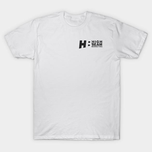 

Men Black Print T-shirt Black Hbm Logo 3 (On Chest) No-Cut Transfer Paper Print Cotton Tshirt 2XL білий