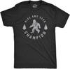 Bigfoot Hide and Seek Champion T-shirt