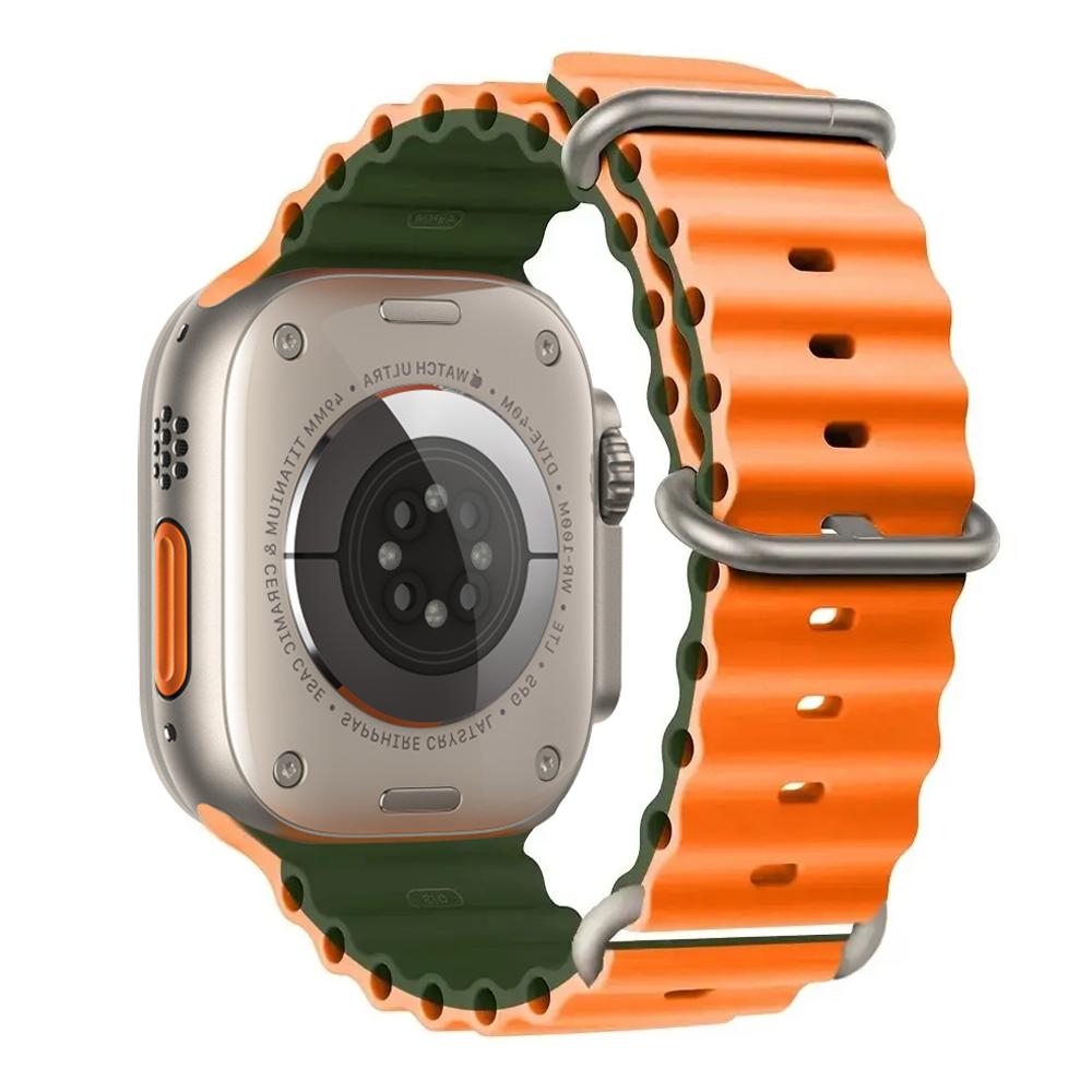 Ocean Band for Watch Ultra 3 Series 11 10 9 7 8 6 SE 49mm 45mm 46mm 42mm 44mm 40 41 Silicone Bracelet Correa iWatch Strap