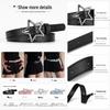 Star Buckle Thin Style Women's Versatile Waist Belt for Jeans and Skirts