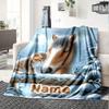 Winter Horse Kitten Bird Home Customization Blankets Soft Warm Lightweight Allseason Multipurpose Blanket For Picnic Sofa Office Bed Living Room Gift