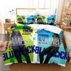 Anime Bluelock Football Junior Japanese Cartoon Bedding Set Duvet Cover With Pillow Cover Bedroom Decoration Bed Set Queen Size
