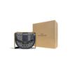 Coach Alie 20 Saddle Signature Jacquard And Leather Crossbody Bag Women Crossbody Bag Navy-Blue C3464-B4RH3