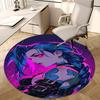 Vortex Symbol,Abstract Pattern Chair Mat Round Rug Office Carpet, Machine Washable, Non Slip, Suitable for Living Rooms, Bedrooms