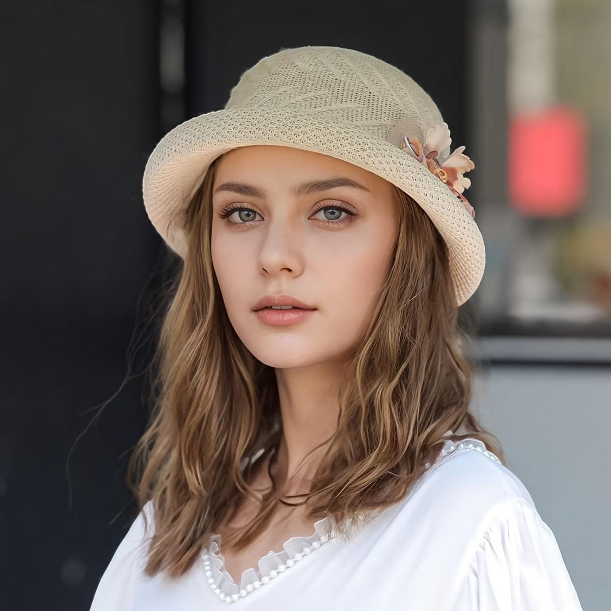 

Новая тканая шляпа, шляпа-тазик, шляпа от солнца, шляпа рыбака, солнцезащитный козырек, женская летняя шляпа с защитой от ультрафиолета