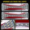 2PC Trailer Tail Light 41LED Brake Running Turn Signal Reverse Light IP65 Waterproof 12V Truck Trailer Caravan Van RV UTV Camper