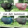 Suction Cup with Plush Pad Cat Sunbath Seat Cat Window Bed Cat Accessories Hanging Bed Cat Hammock