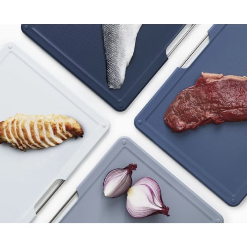 Joseph Joseph Folio Large Sky Cutting Board, Set of 4, Dishwasher Safe, Storage, Authentic Product, 60193