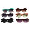 Cat Glasses Street Sunglasses Men'S Retro Color Matching Sunglasses Women