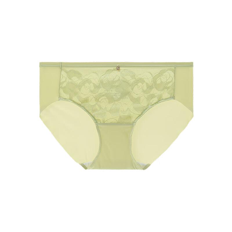 Anlifang Mint Mambo Lace Low-Rise Briefs for Women