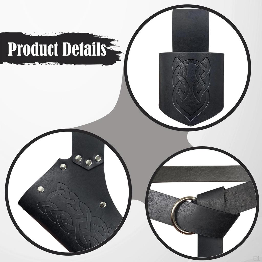 Medieval Knight Belt Set Pirate Cosplay for Adults Carnival